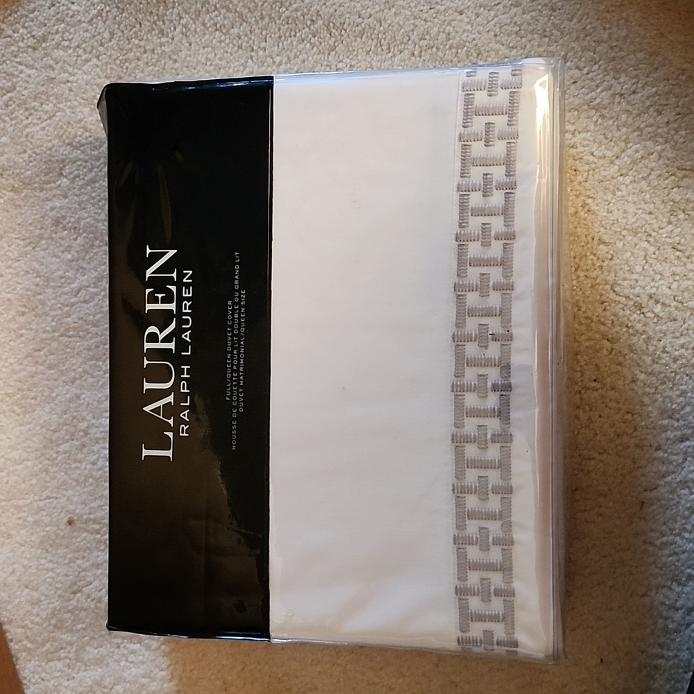 NWT LAUREN Ralph Lauren full/queen duvet cover